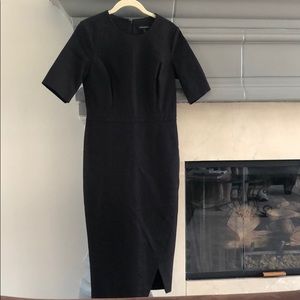 banana republic black dress